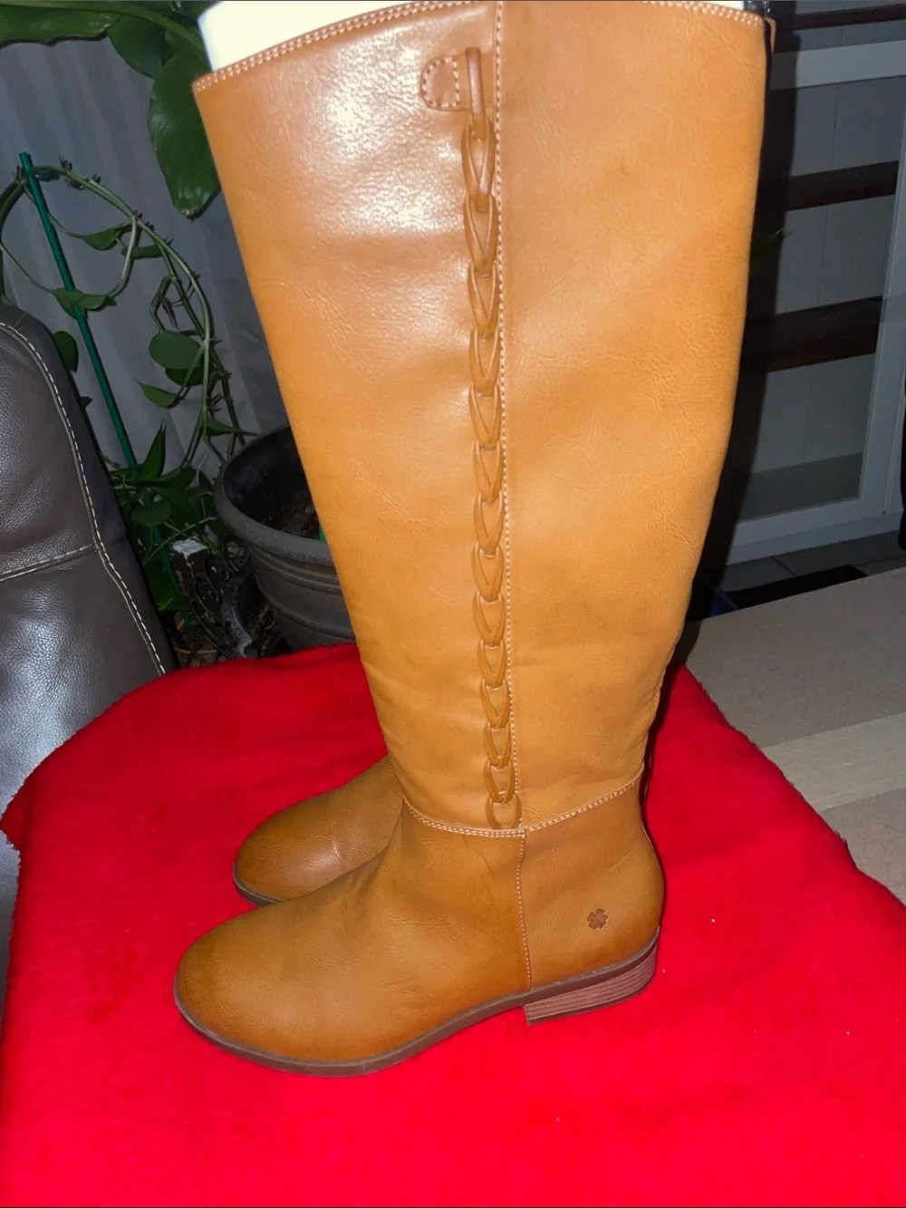 Lucky Brand Women's Over-The-Knee Boots in Cognac